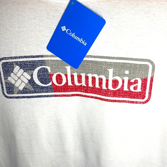Columbia Men”s T-shirt white Small - Picture 5 of 6